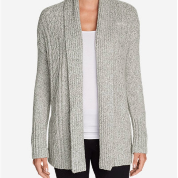 Heather Gray Cable Sleep Cardigan 